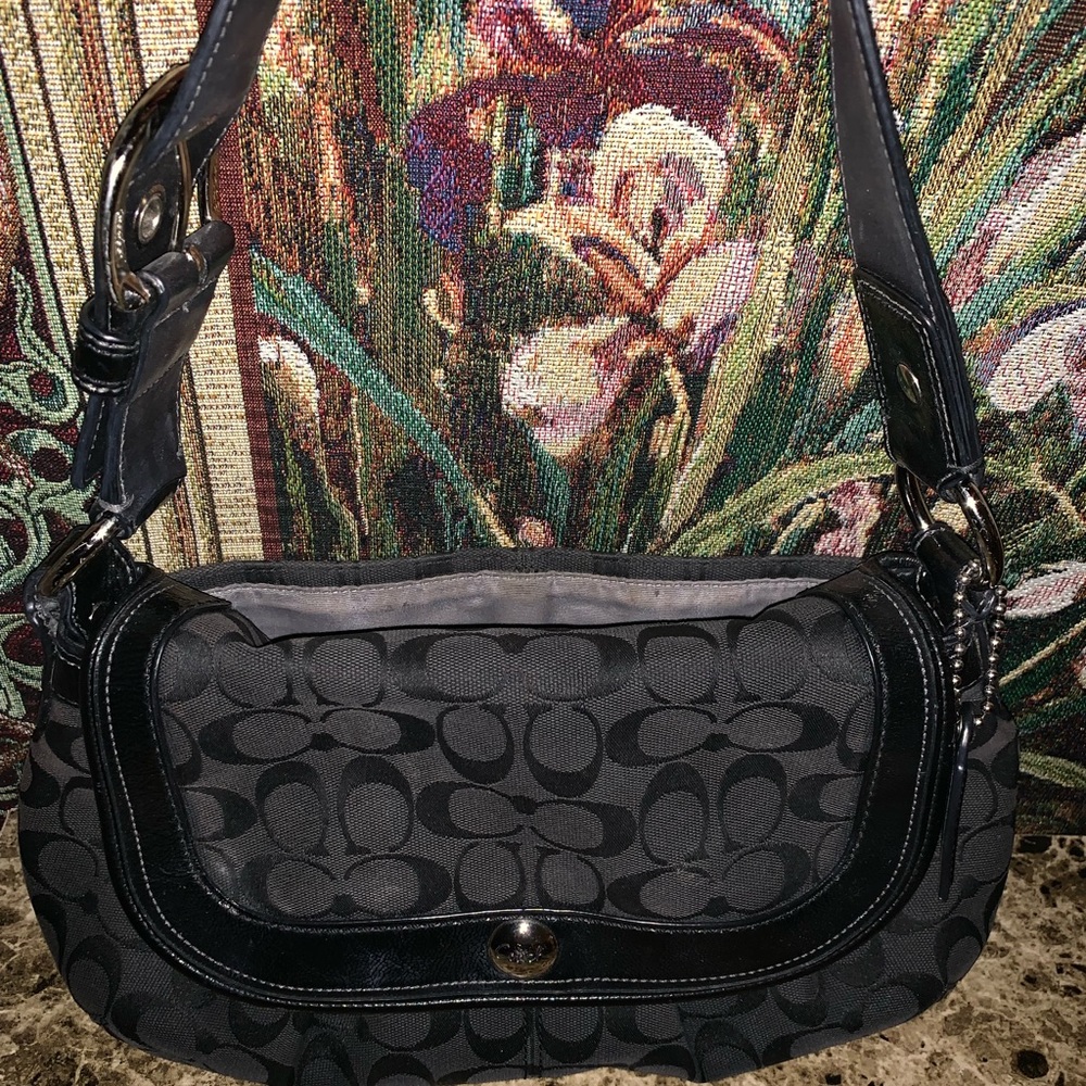 Coach Soho Pleated Signature Hobo Shoulder Bag
